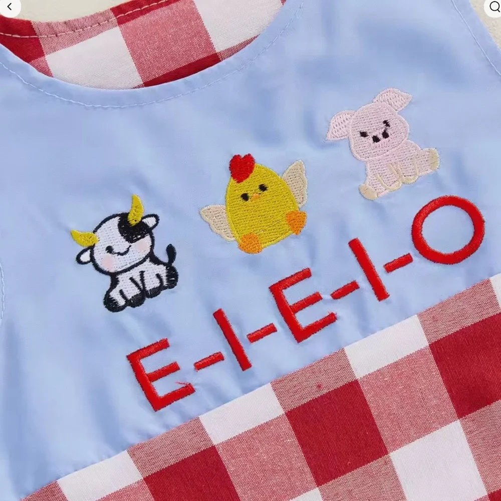 New Adorable Red and White Kids Summer Romper 0-3 months